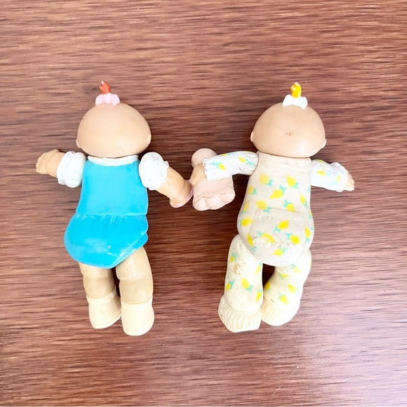 Vintage Mini Cabbage Patch Dolls Collectibles Set of Two Xavier Robert’s Coleco - Picture 3 of 5
